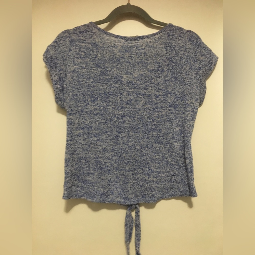 Crop Top Short Sleeve Shirt Sz M/L